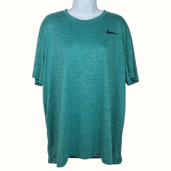 Nike Other - Nike Dri-Fit Teal Blue Short Sleeve Crewneck Athletic T-Shirt Men's Size XL